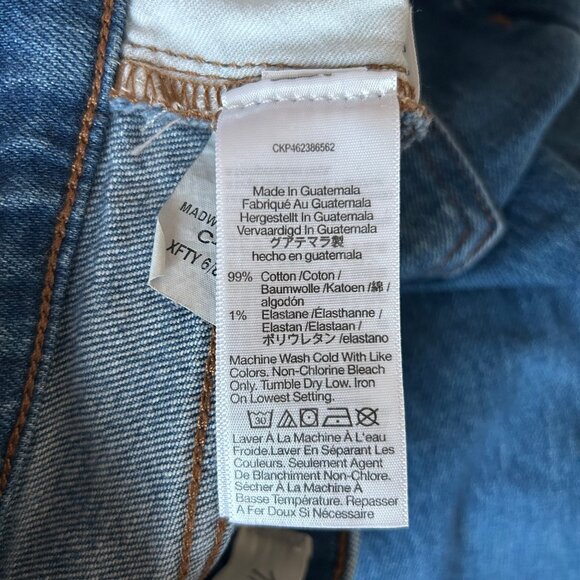 Madewell The Perfect Vintage Straight Leg Jean Size 27 Women's Medium Wash Denim - Picture 7 of 10